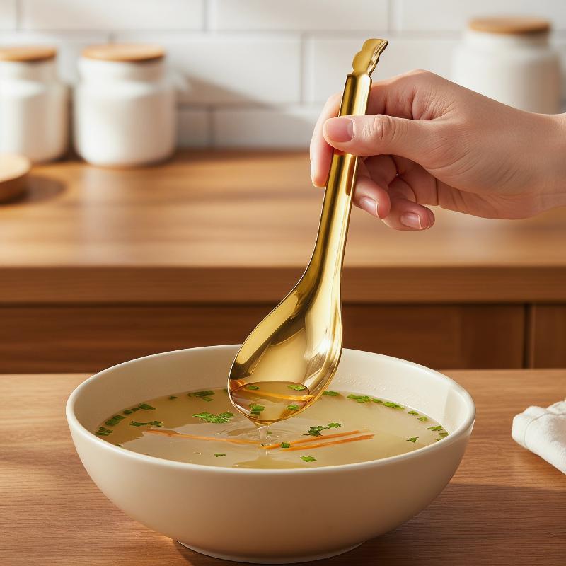 Kitchen Gadgets For Chefs - NEW Stainless Steel Kitchen Spoon Cuisine,