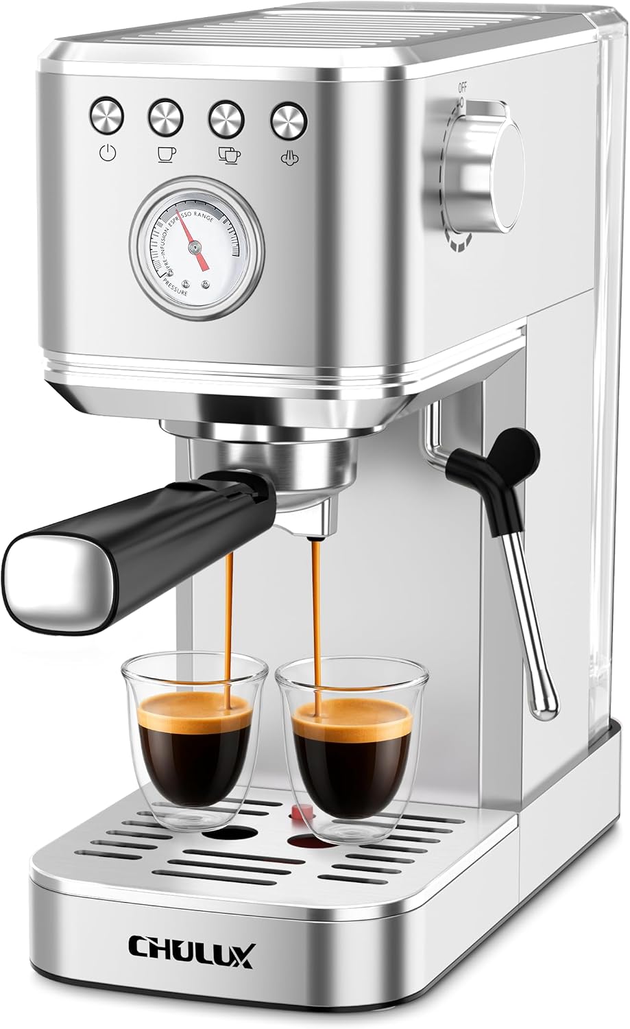 Milk Frother - 20 Bar Espresso Machine with Milk