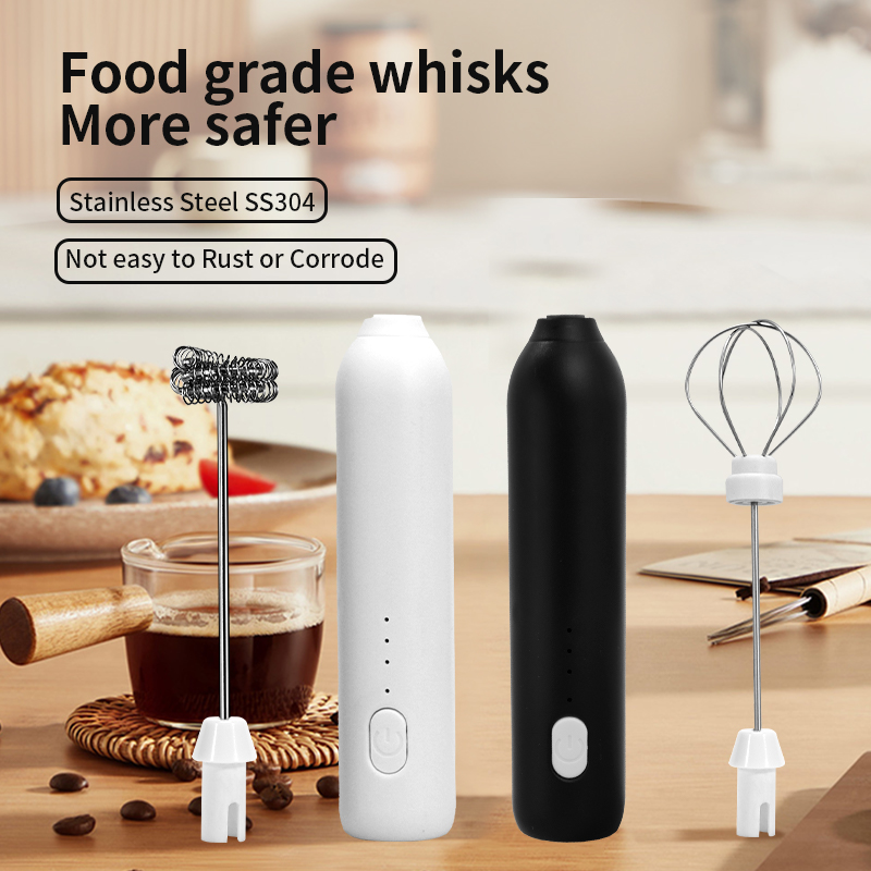 Milk Frother - 2 In 1 Electric Coffee Frother