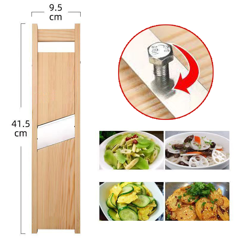 Cheese Grater Box - 1Pieces Multifunctionele Wooden Vegetable Cutter With
