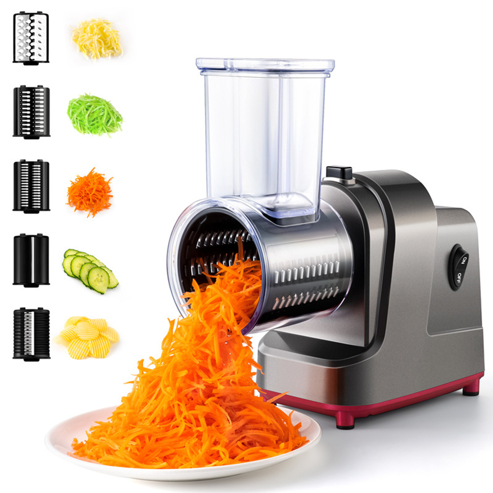 Cheese Grater Box - LMETJMA 250W 5 in 1 Electric