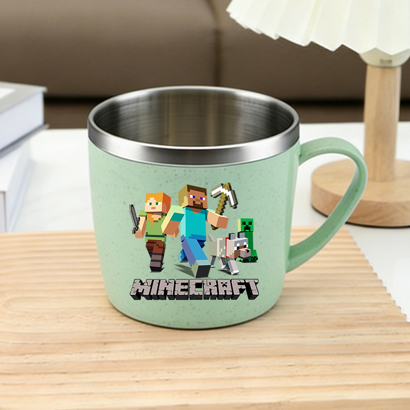 Kitchen Gadgets Gift - Minecrafted Stainless Steel Water Cups Game