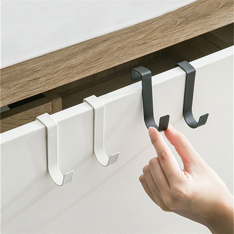 Kitchen Gadgets And Utensils - S-Shaped Metal Hook Cabinet Door Hanging