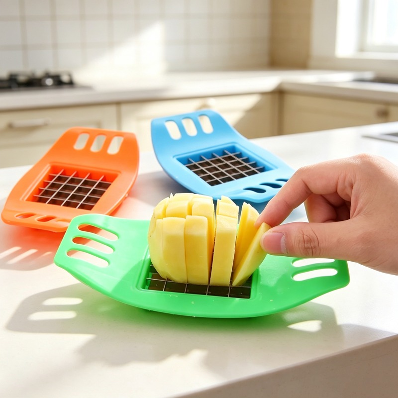 Kitchen Gadgets Cutting Tools - French Fries Maker Potato Cutter Vegetable
