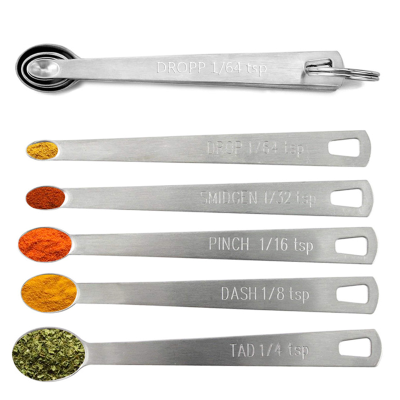 Kitchen Gadgets Small - Practical 5pcs/Set Mini Measuring Spoon Baking