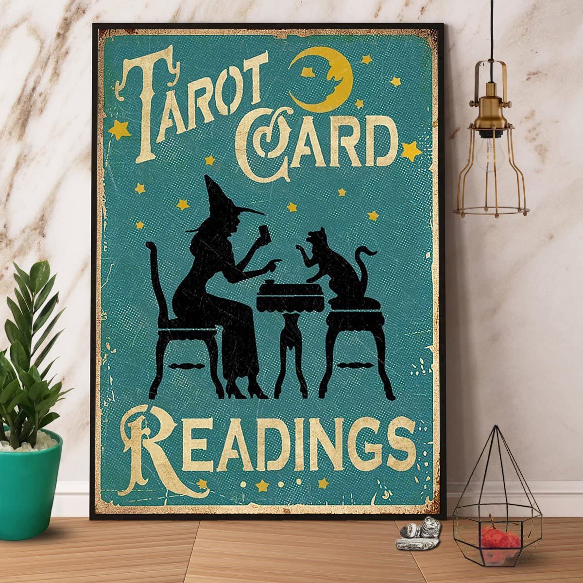 Kitchen Gadgets Gift - Tarot Card Reading Great Cat Print