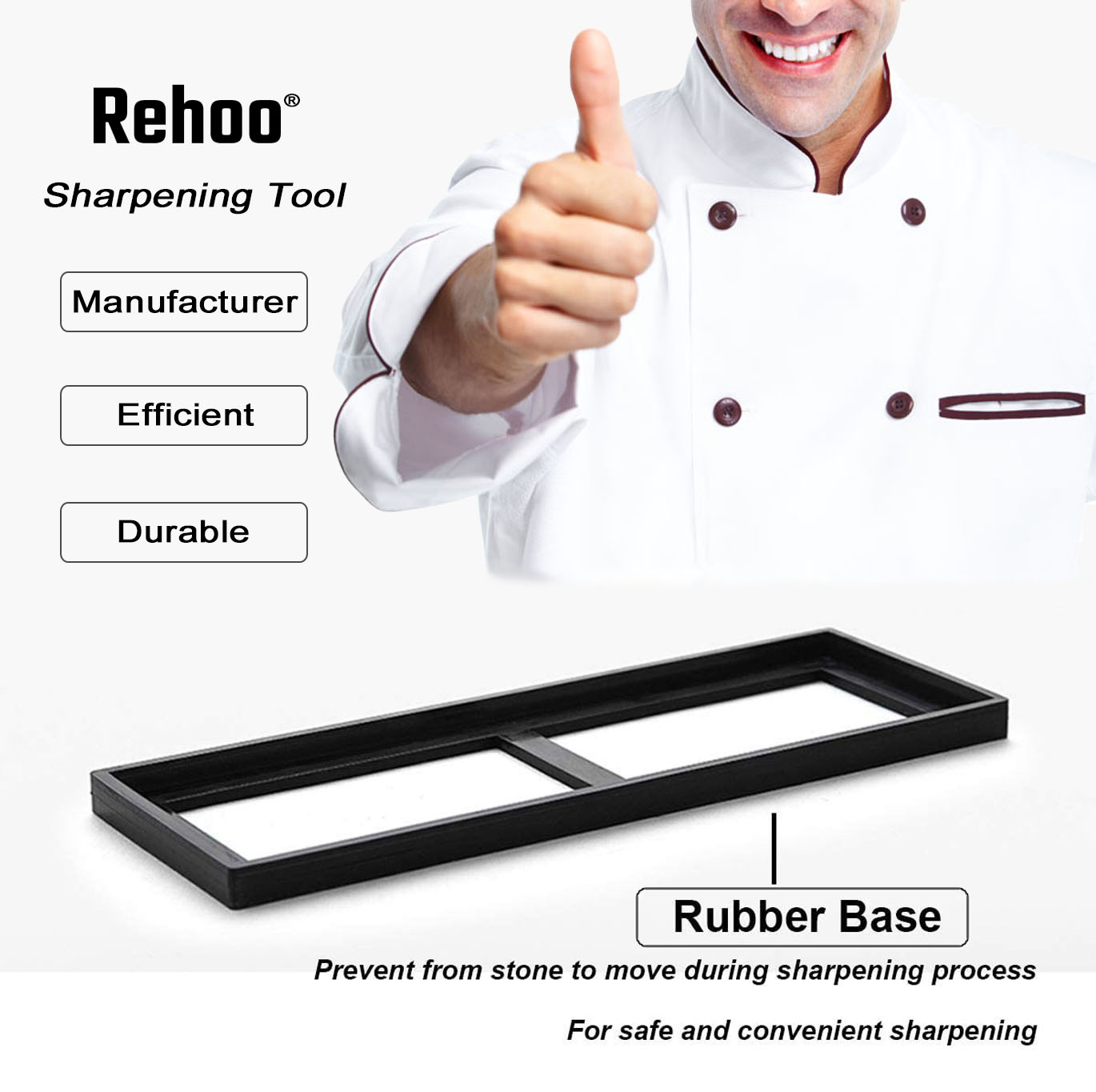 Rehoo Double-sided Sharpening  - Kitchen Gadgets For Chefs recension och pris
