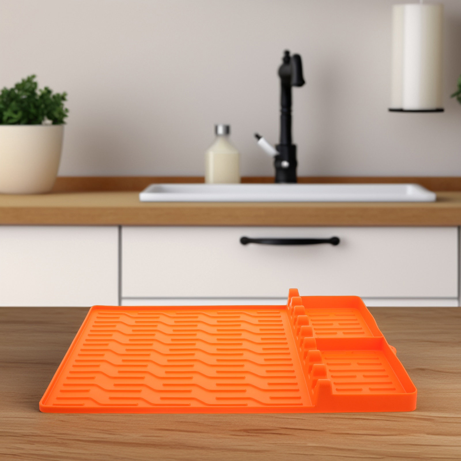 Silicone Cooking Mat Heat Resi - Kitchen Utensil Holder recension och pris