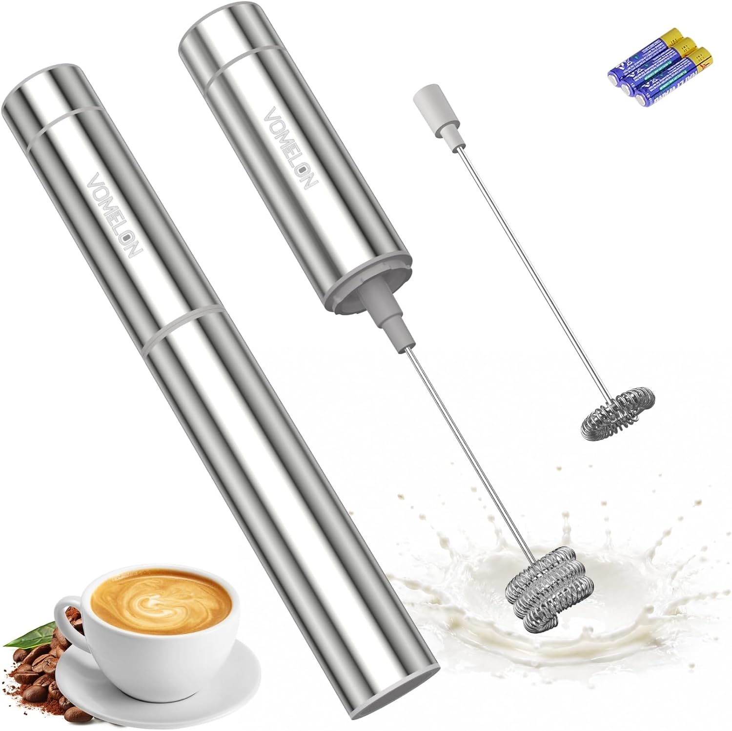 Milk Frother Handheld, Battery - Milk Frother recension och pris