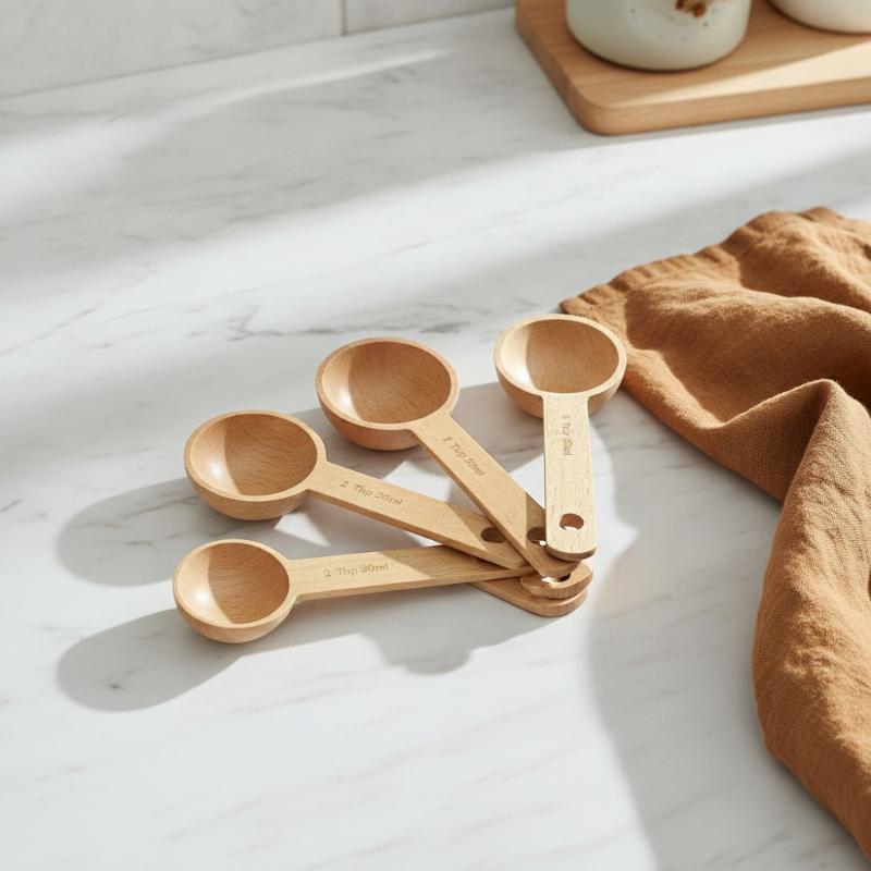 Wooden Measuring Spoon 7.5-45M - Kitchen Gadgets For Chefs recension och pris