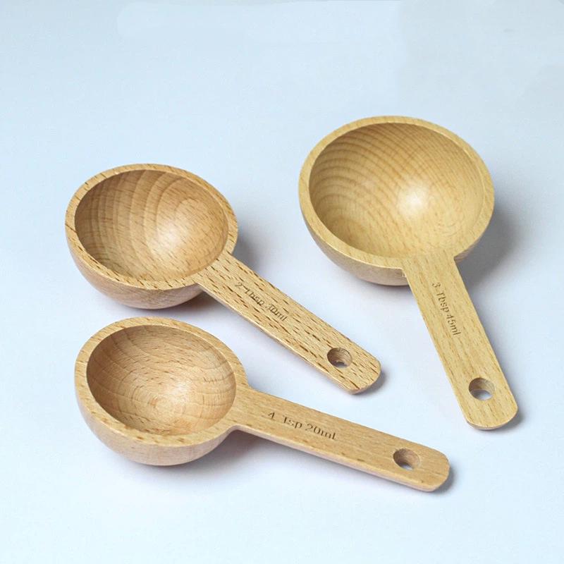 Wooden Measuring Spoon 7.5-45M - Kitchen Gadgets For Chefs recension och pris