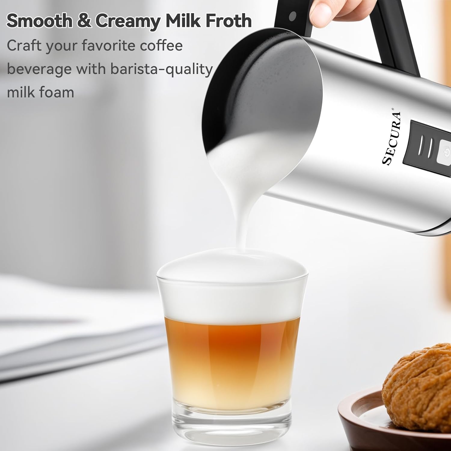 Electric Milk Frother Stainles - Milk Frother recension och pris