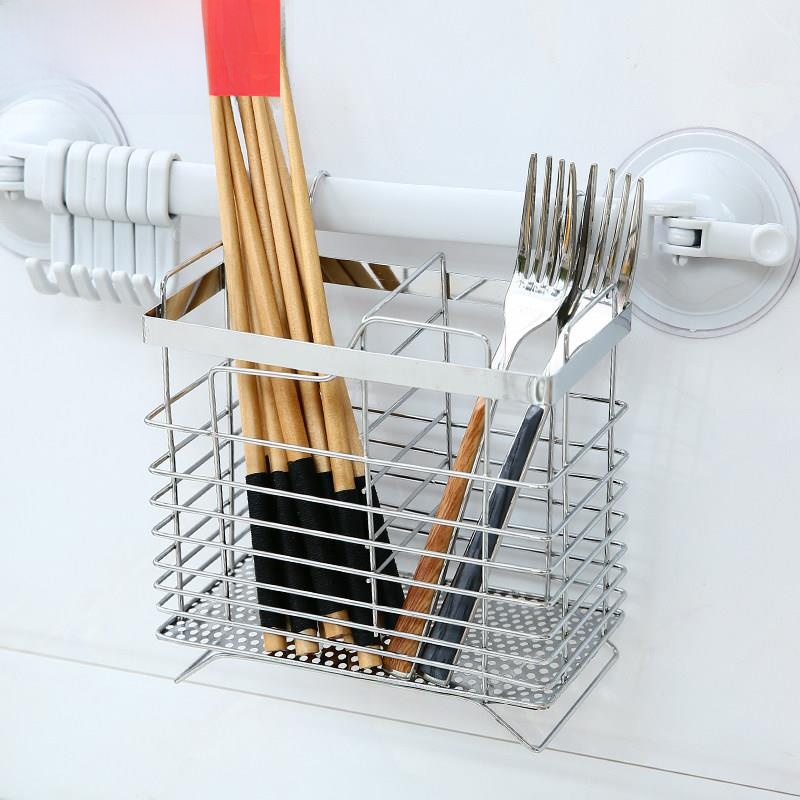 304 Stainless Steel Wall-Mount - Kitchen Utensil Holder recension och pris