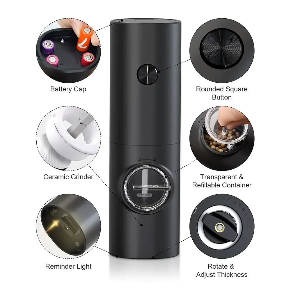 Electric Salt And Pepper Grind - Kitchen Gadgets Small recension och pris
