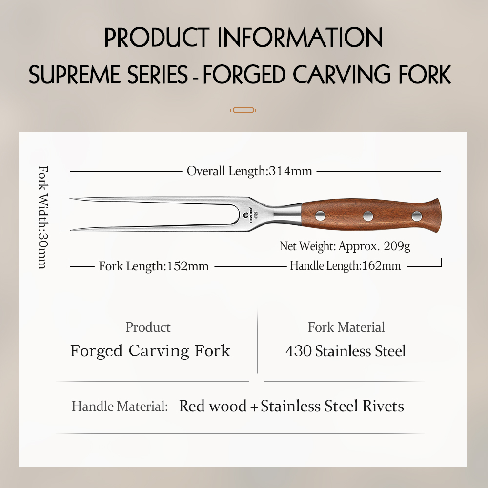 HEZHEN Barbecue Fork German St - Kitchen Gadgets Gift recension och pris