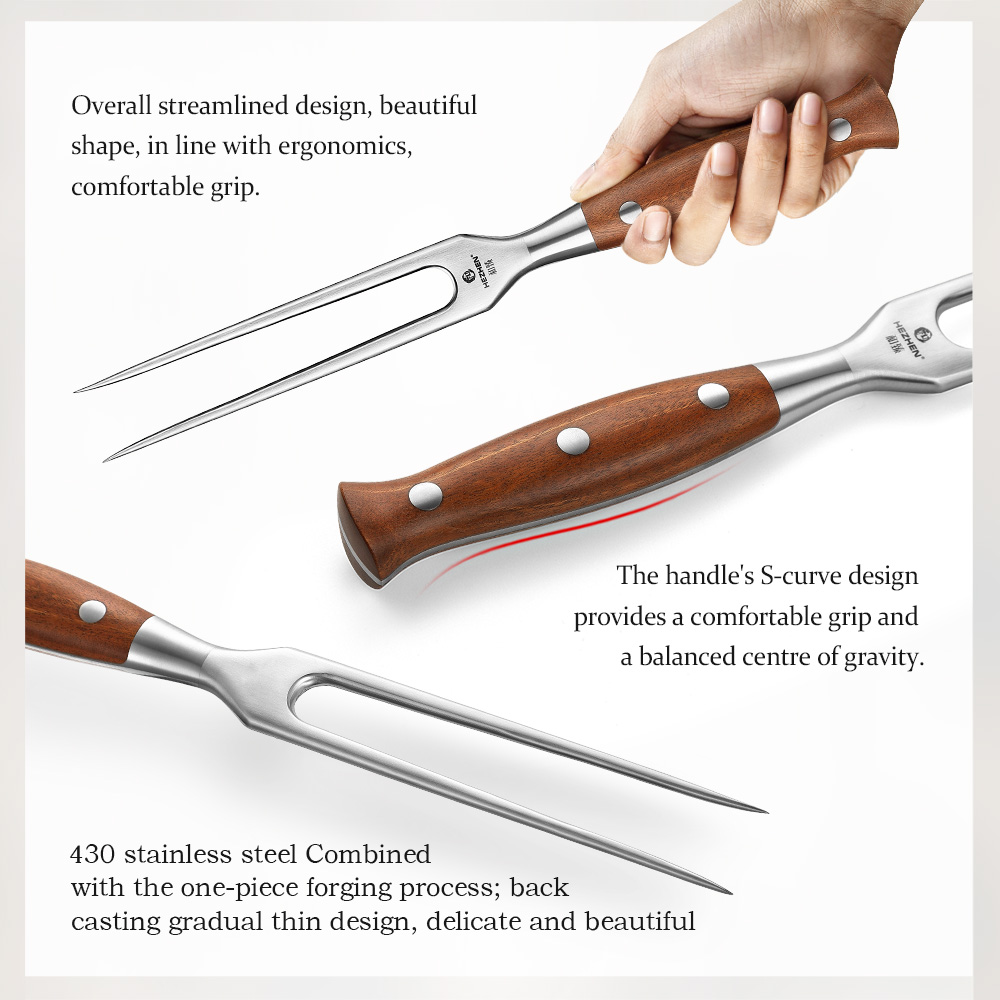 HEZHEN Barbecue Fork German St - Kitchen Gadgets Gift recension och pris