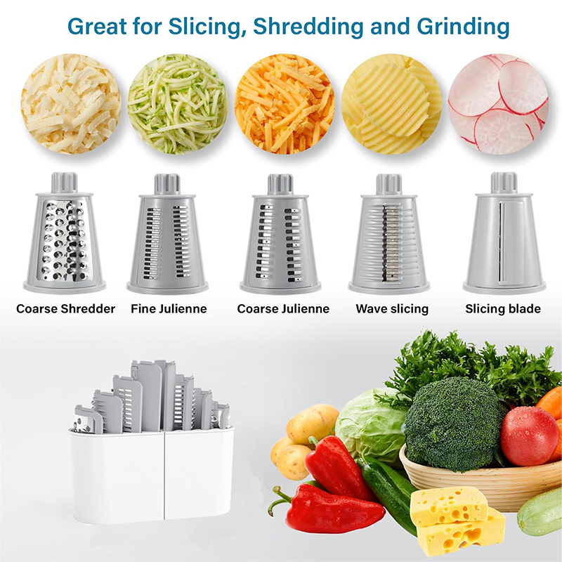 LMETJMA 5 in 1 Rotary Cheese G - Cheese Grater Box recension och pris