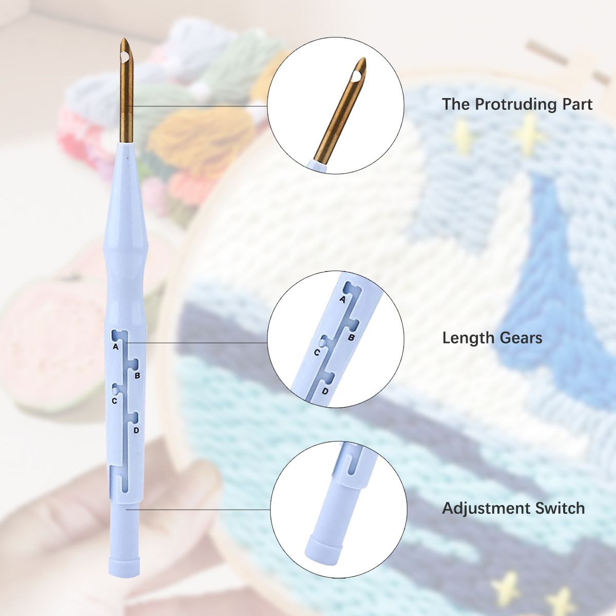 DIY Punch Needle Kits Cute Ani - Kitchen Gadgets Crossword recension och pris