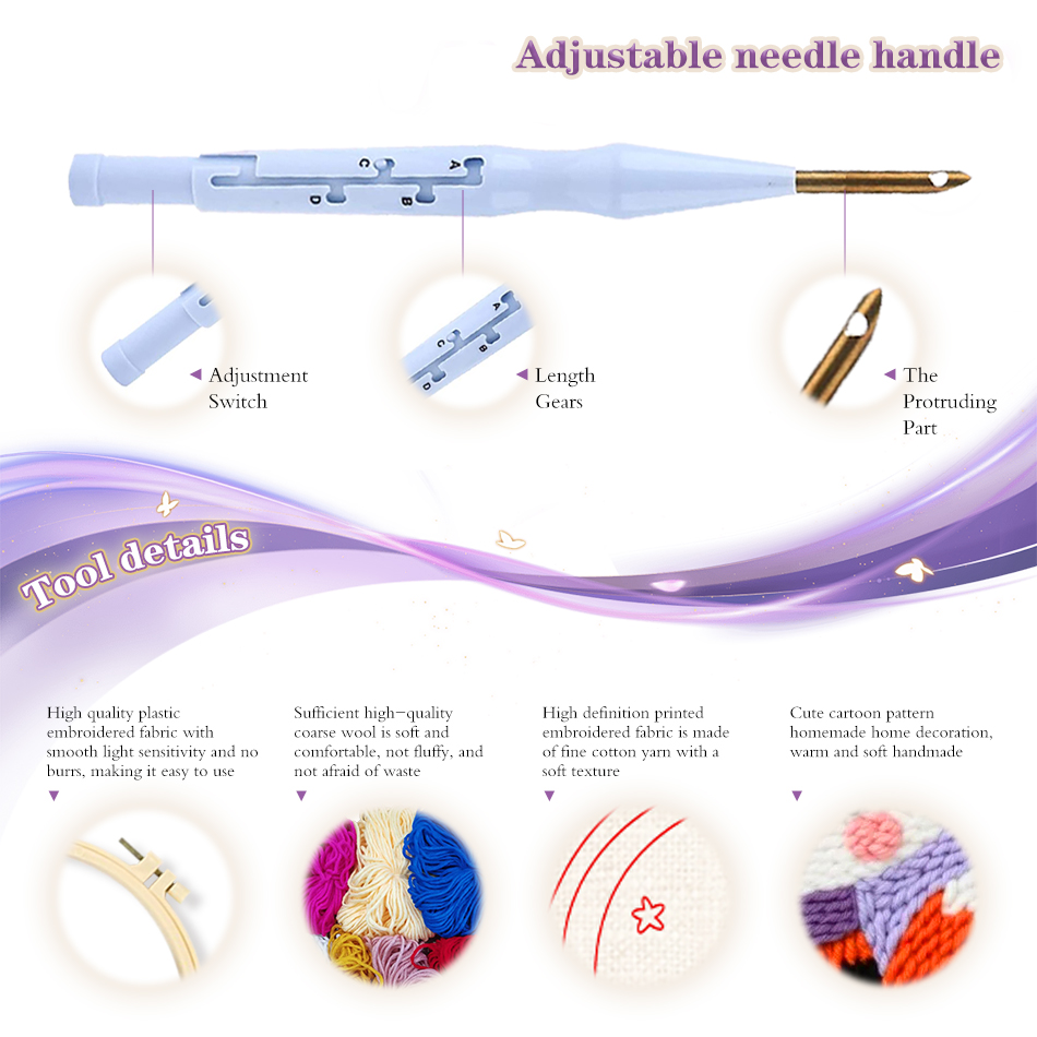 Punch Needle Embroidery Kits F - Kitchen Gadgets Crossword recension och pris