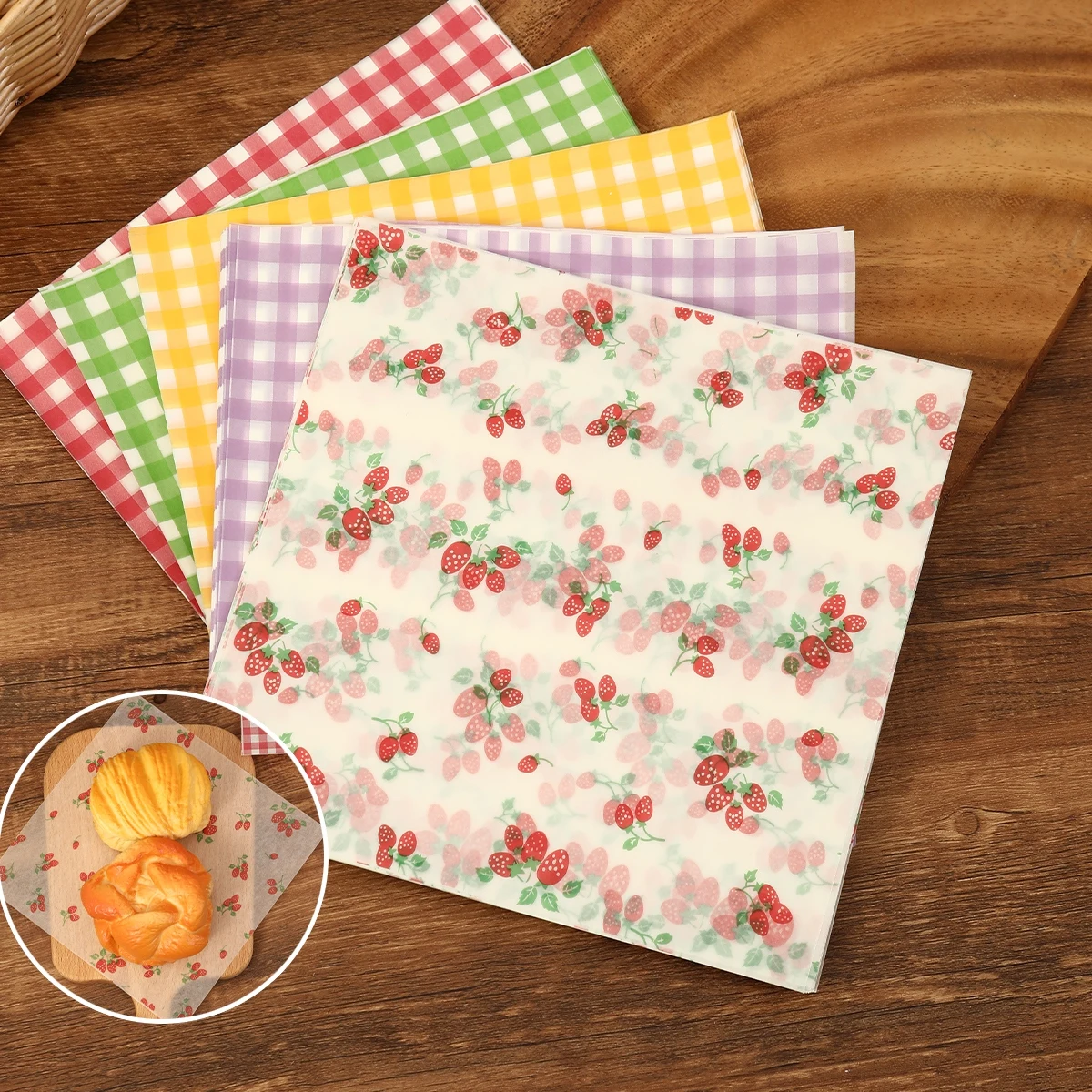 50Pcs Oilproof Wrapping Paper  - Kitchen Gadgets Gift recension och pris