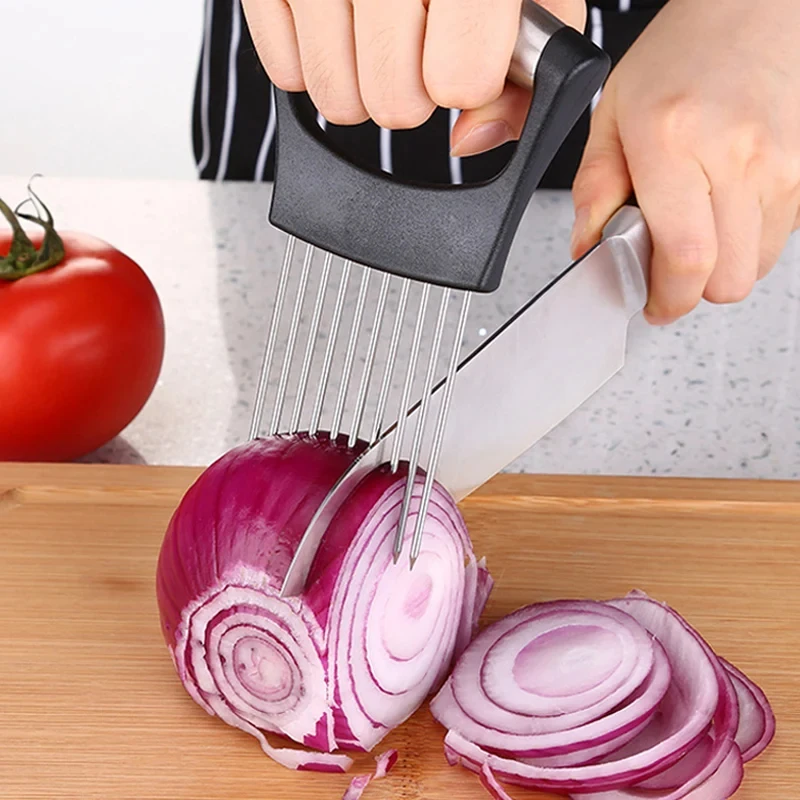 Stainless Steel Onion Cutter H - Kitchen Gadgets Cutting Tools recension och pris