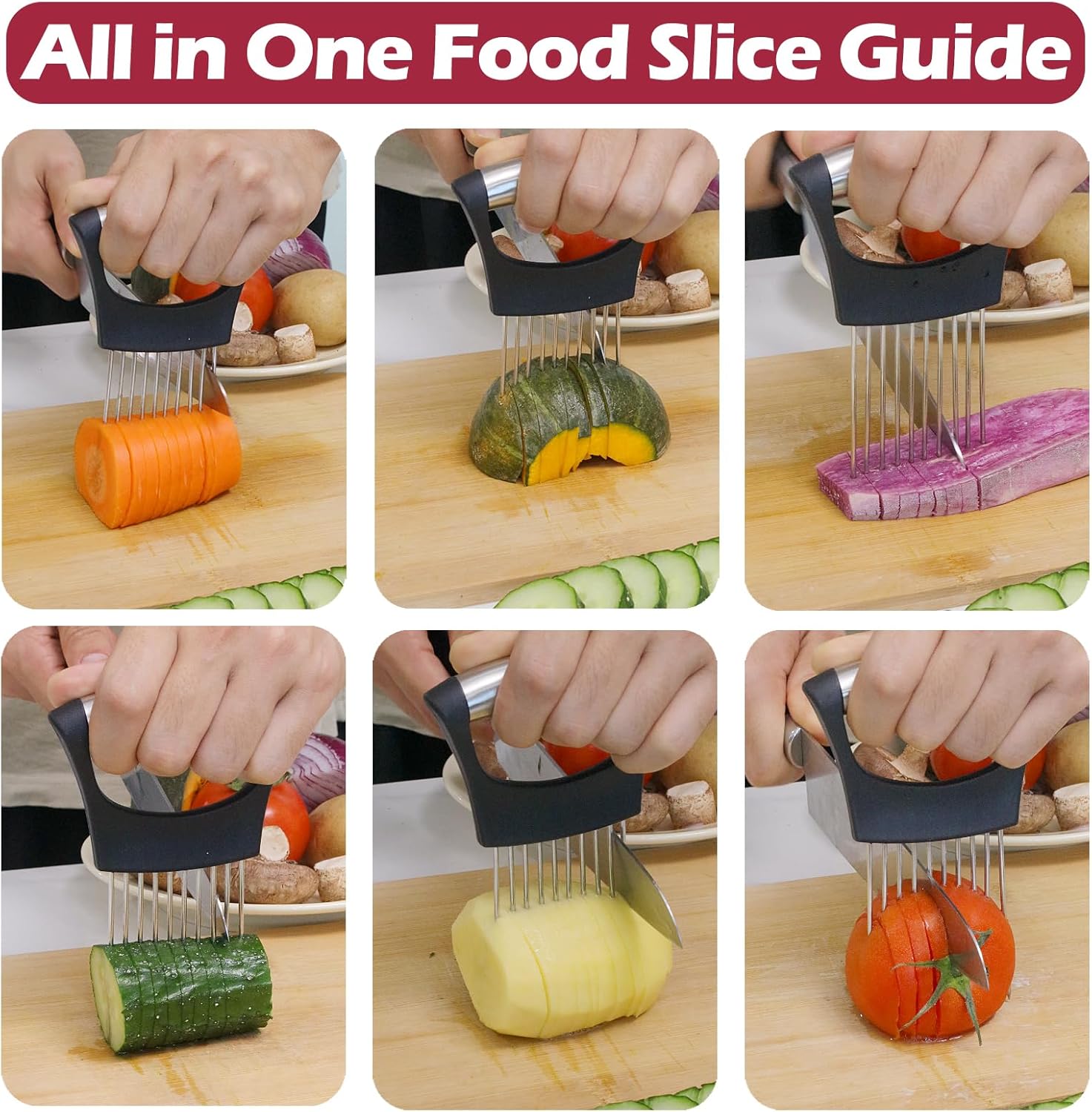 Stainless Steel Onion Cutter H - Kitchen Gadgets Cutting Tools recension och pris