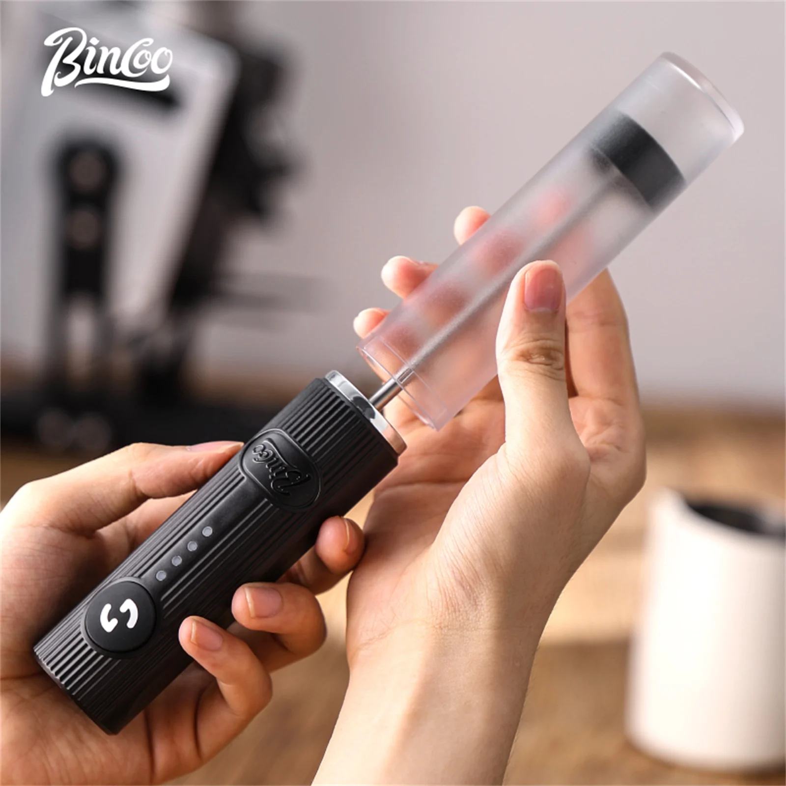 Bincoo UPGRADED Electric Coffe - Milk Frother recension och pris
