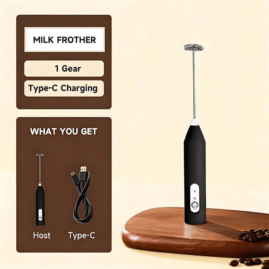 1-Pack Handheld Electric Mixer - Milk Frother recension och pris