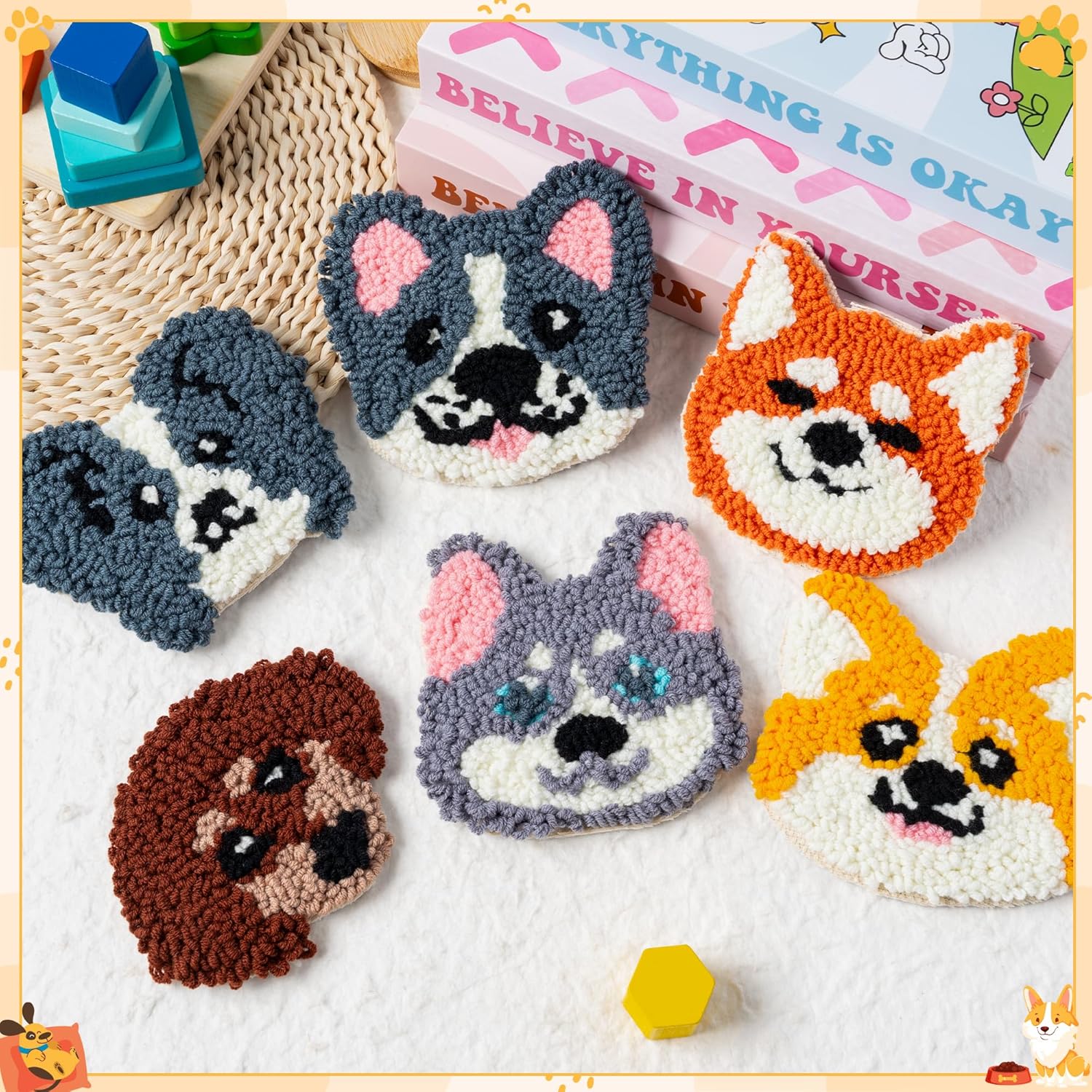 6pcs Cat Punch Needle Embroide - Kitchen Gadgets Crossword recension och pris