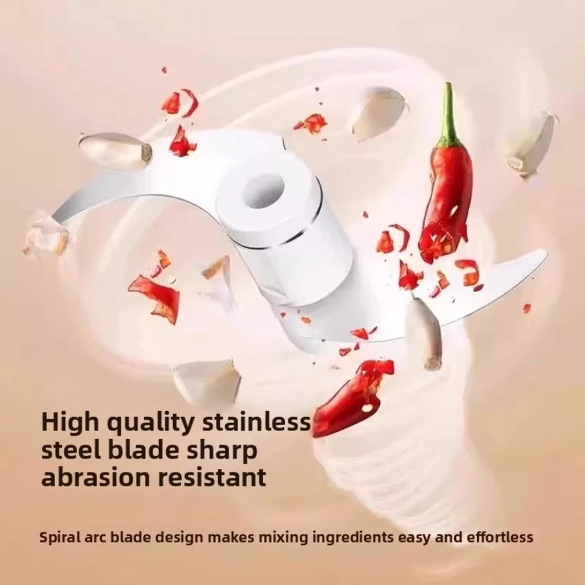 1PC Electric Garlic Chopper Mi - Kitchen Gadgets Gift recension och pris
