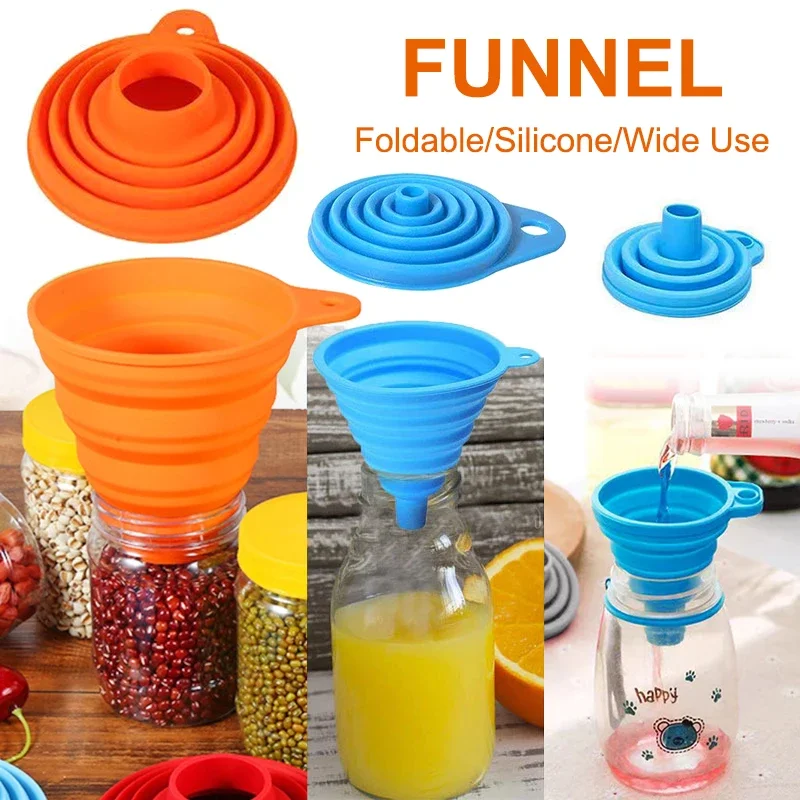 1/4PCS Silicone Collapsible Fu - Kitchen Gadgets Small recension och pris