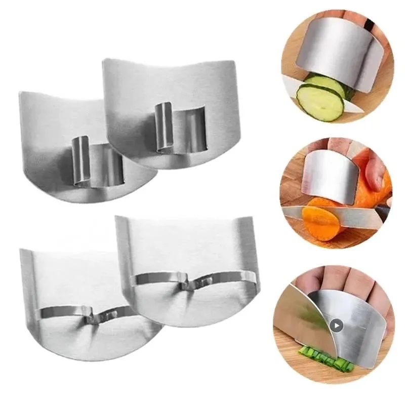 1-6Pcs Stainless Steel Finger  - Kitchen Gadgets Cutting Tools recension och pris
