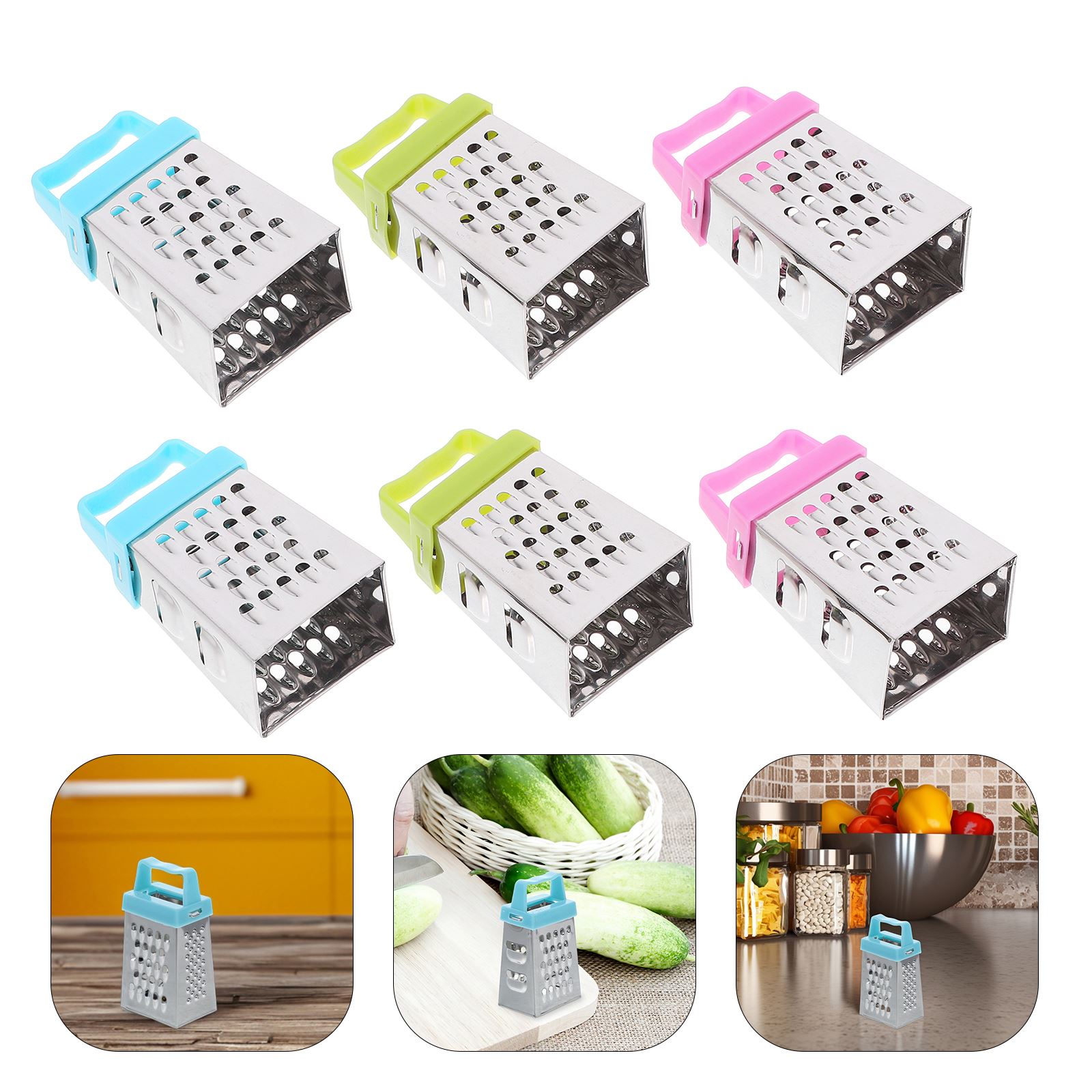6Pcs Mini Grater Box Cheese Gr - Cheese Grater Box recension och pris