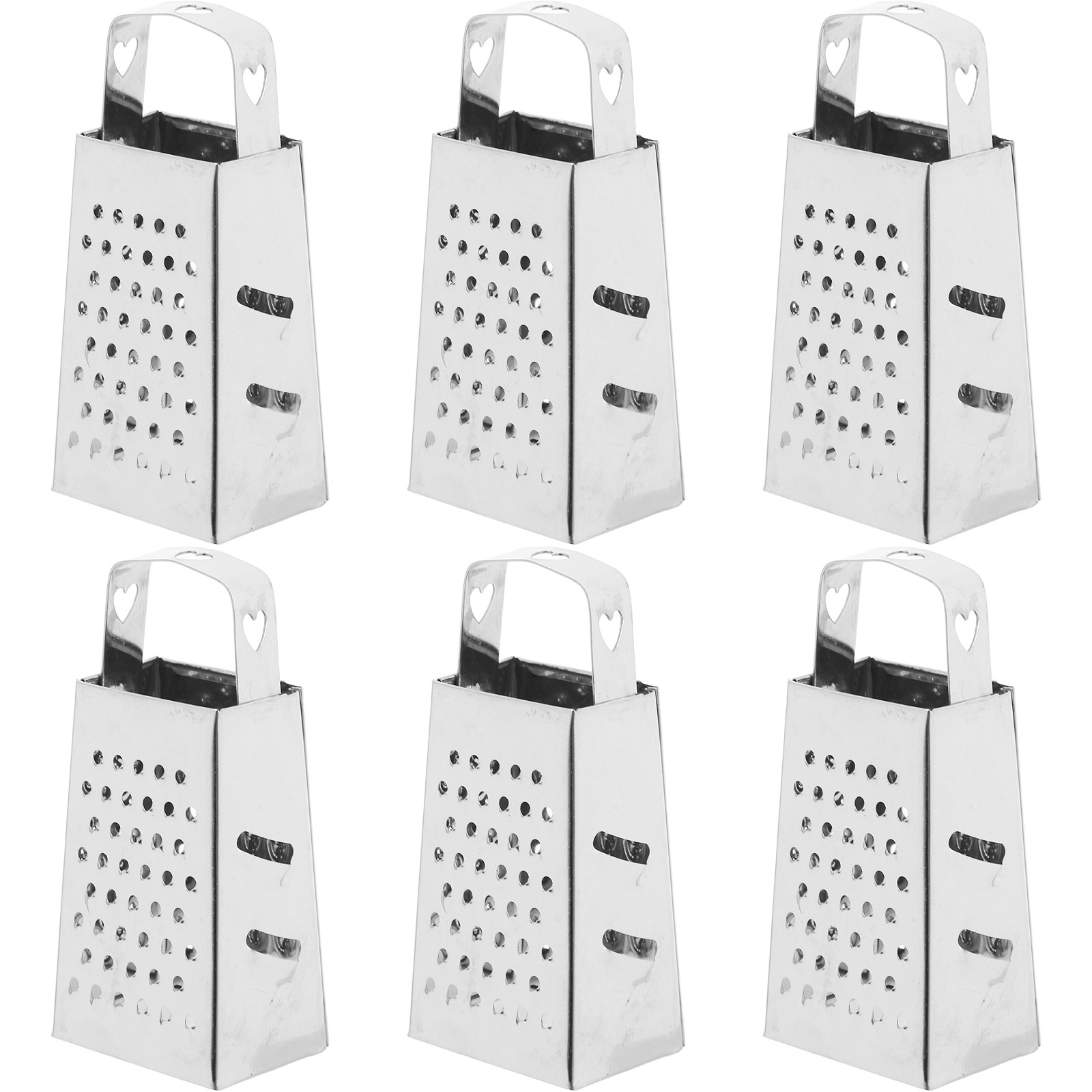 6Pcs Mini Stainless Steel Chee - Cheese Grater Box recension och pris