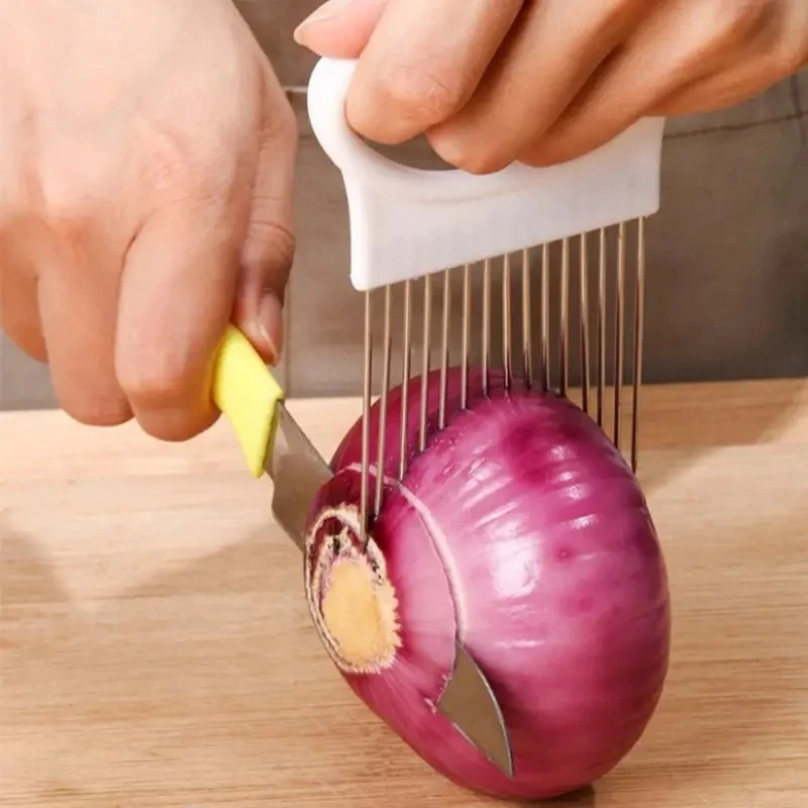 Stainless Steel Onion Cutter H - Kitchen Gadgets Cutting Tools recension och pris