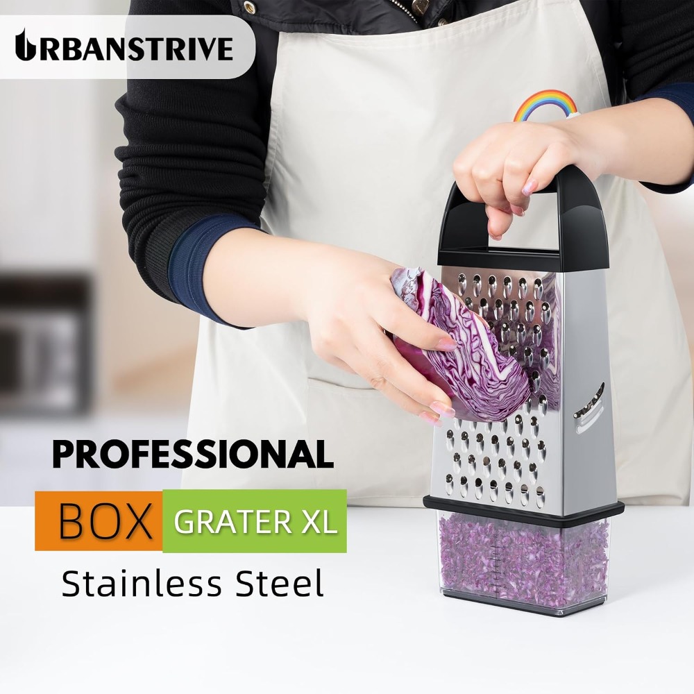 Stainless Steel Cheese Grater  - Kitchen Gadgets For Chefs recension och pris