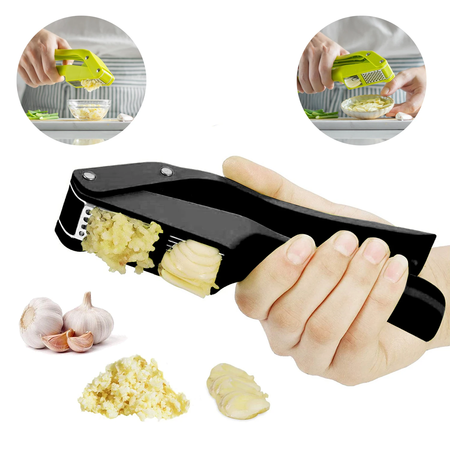 2 in 1 Garlic Ricer and Slicer - Kitchen Gadgets Gift recension och pris