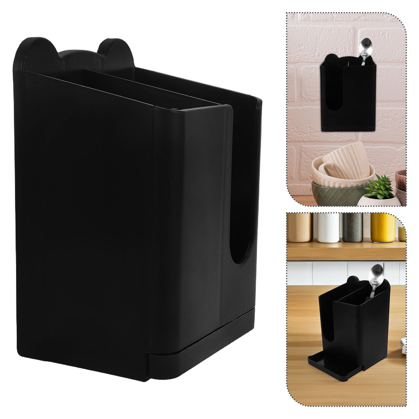 2Pcs Chopsticks and Spoon Hold - Kitchen Utensil Holder recension och pris